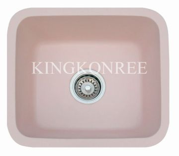 Top Grade Quality  Composite Stone  Solid Surface Kitchen Sinks Undemount Solid Surface Sinks
