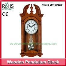 Wooden pendulum wall clocks