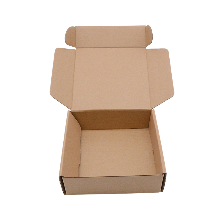 Brown Plain Paper Shipping Corrugated Box For Mailing Custom Size kraft mailing boxes colorful packaging box