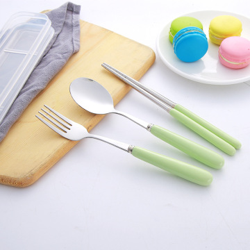 Travel Camping Porcelain Flatware Spoon Fork Chopsticks