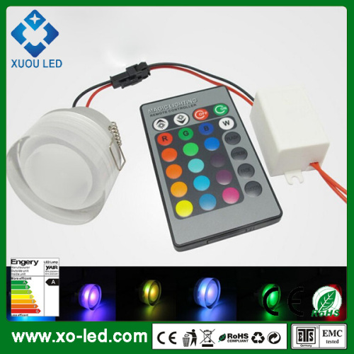 2015 Multi Color 3W RGB LED Panel Lights/Circle LED Ceiling Light/Modern LED Spot Light