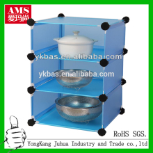 DIY plastic Kitchen Cabinet with many color