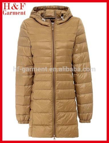 2015 women plus size winter coats in long style with hood