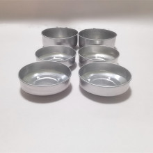 37.5 mm de aluminio Talight Cups Candeler de metal vacío