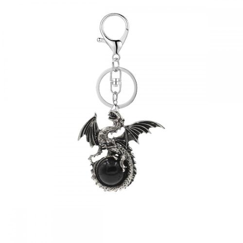 Pterosaur Gem Crystal Pendant Keyring