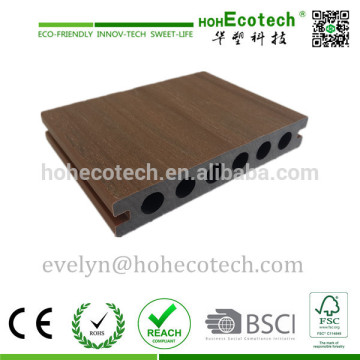 High quality WPC Outdoor Flooring Board , Co-extruding Decking Composite Floor , Capstock Decking