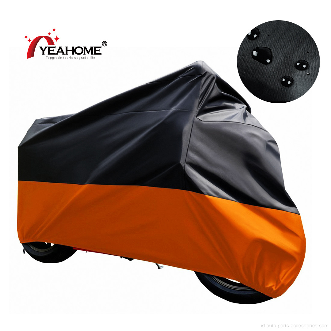 Warna Waterproof Anti-UV Motor Cover Penutup Luar Ruang