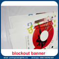 Banner de bloqueio de PVC de face dupla de 18 oz