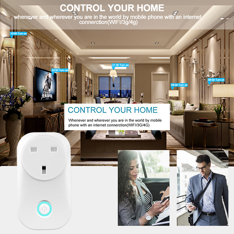 Wholesale Alexa Wifi Wireless Outlet UK Smart Socket Plug