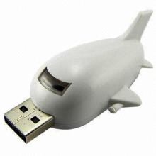 Airplane-shaped USB Flash Drives with 64MB-128GB Capacity