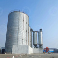 Slag powder storage silo