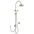 Set doccia classico in ottone bronzo antico