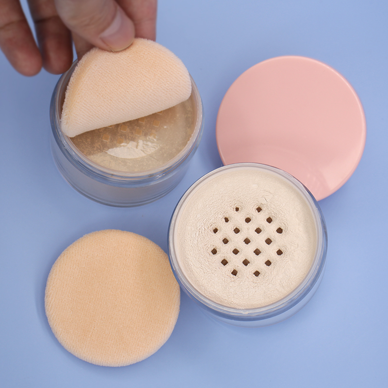 9 colors loose powder Oil Control Concealer Loose Powder With puff foundation private label custom logo