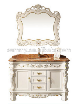 Solid wood modern bathroom funiture &bathroom cabinet design