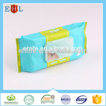 Popular design Pure water Happy fresh baby wipes travel size