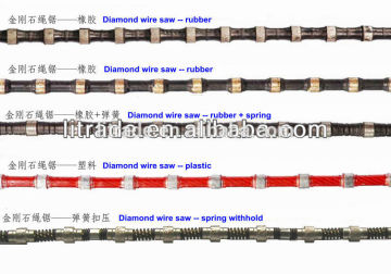 Diamond wire for Granite profiling and squarri (wire saw, diamond tools)