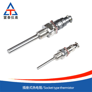 Socket type thermal resistor