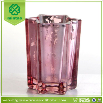 Holiday Use Purple Star Candle Holder , Cheap Home Shining Star CandleStick