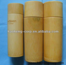 Bamboo tube container