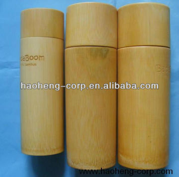 Bamboo tube container