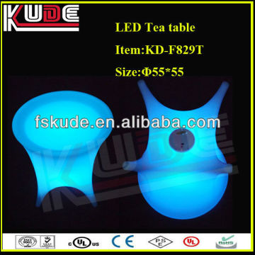 LED series illuminated outdoor furniture luminous special coffee table