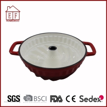 Cast iron enamel coating POT for cake