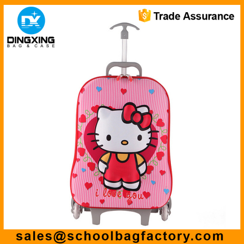 Girls Trolley Bag Kids trolley bag 3D Trolley bag