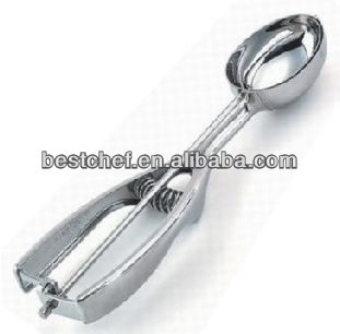 18-10 stainless steel Oval ice cream scoop