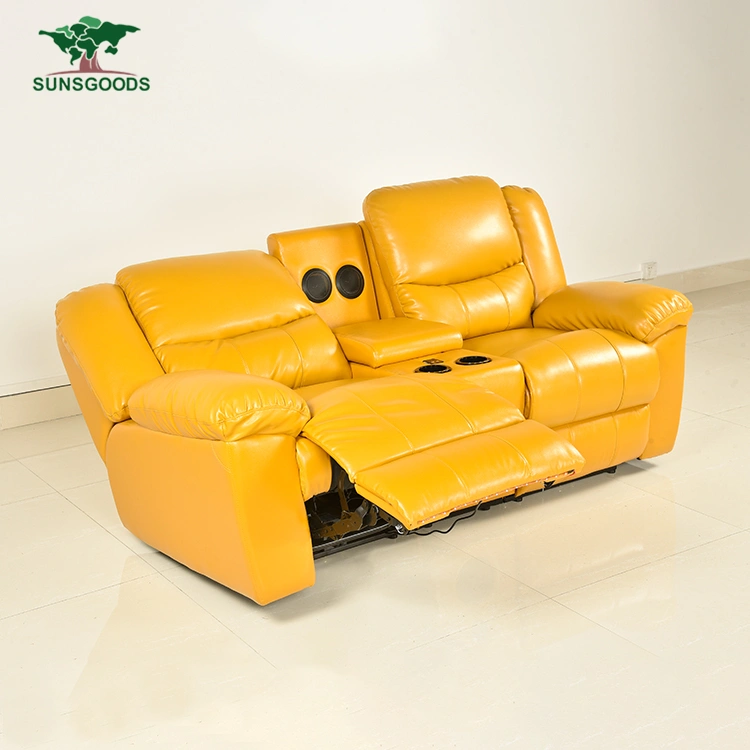 PU Leather Living Room Furniture Comfortable Recliner Sofa Home Theater Sofa