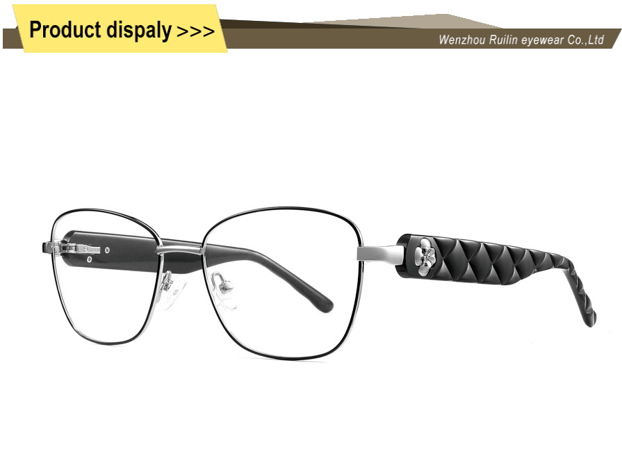 Armações ópticas femininas de metal Optical Frames for Women Metal