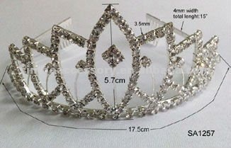 rhinestone tiaras crowns