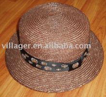wheat straw lady hat