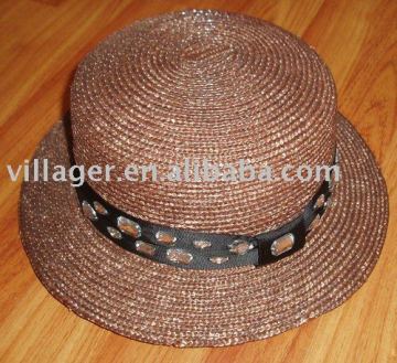 wheat straw lady hat