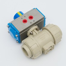 PPH Pneumatic Ball Valve DIN PN10
