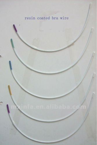 2mmx1mm resin coated bra cup wire