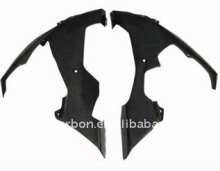Carbon fiber lower side panels for Yamaha