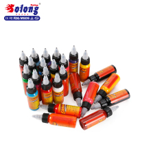 Solong Tattoo Supplies 25 colors Tattoo Ink Set 30ml/bottle new free tattoo ink set