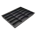 Black Plastic 15 Dividers Biscuits Blister Insert Tray