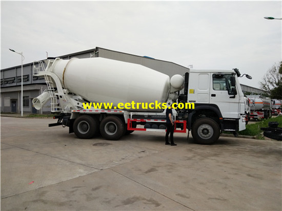 HOWO 10000 Liters Beton شاحنات نقل