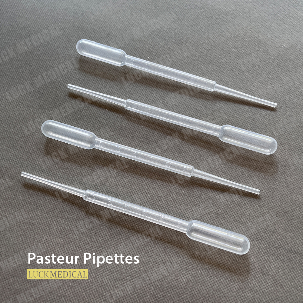 Conseil de pipette de pasteur en plastique en microbiologie