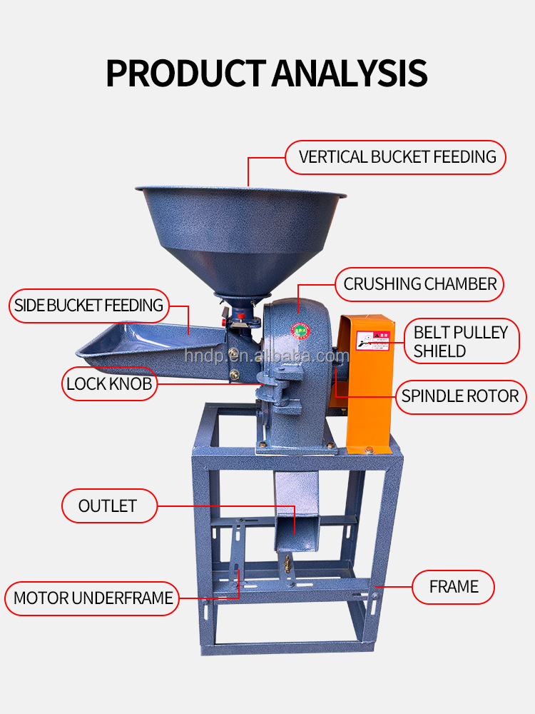 Corn Mill Grain Grinder Machine: Flour Milling Machinery And Maize ...