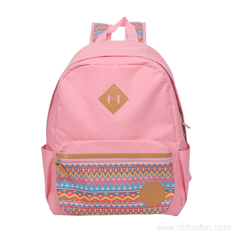 Famous ethnic style children's backpack