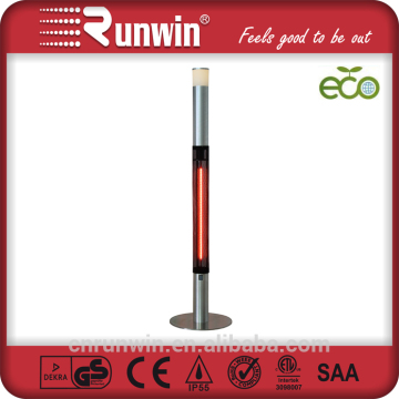 Free Standing Electric Fan Heater with LED Light
