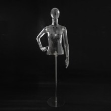 clear torso bust transparent mannequin