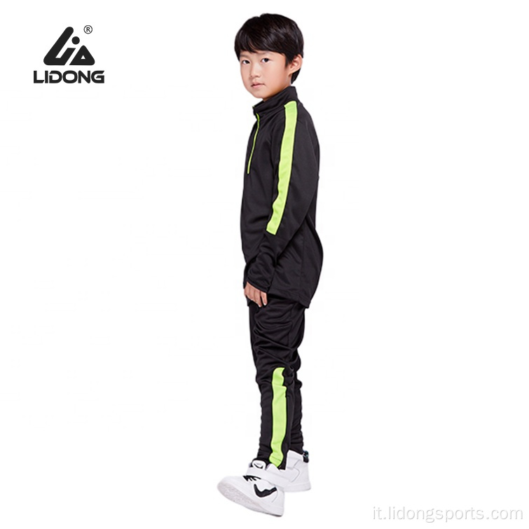 Fashion Running Wear Children Custom Soccer Tracksuits