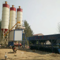 HZS50 hopper electrical precast concrete batching plants