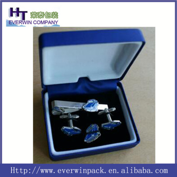 Hot sale leather cufflink box