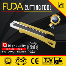 top quality 18mm snap off blade cutter knife with quality snap off blade