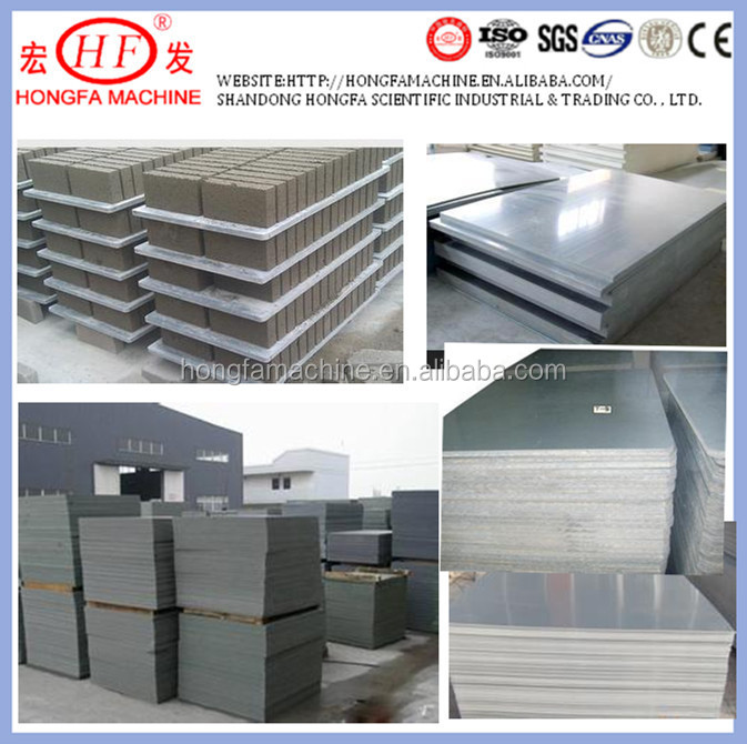 cheap price pvc pallet brick pallet/ block pallet for concrete block machine