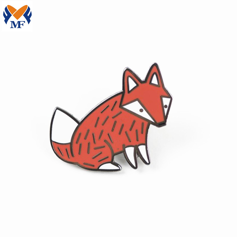 Fox Lapel Pin Badge